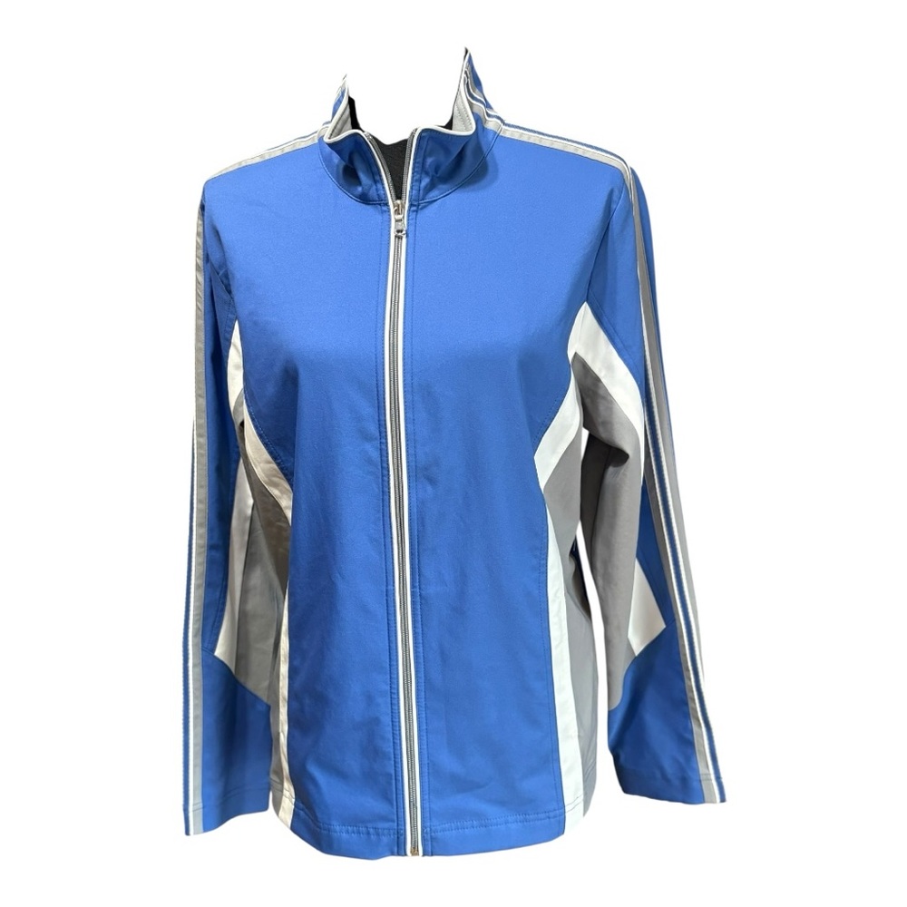SB Active" brand activewear jacket, track or windbreaker style.